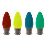 color candle bulb